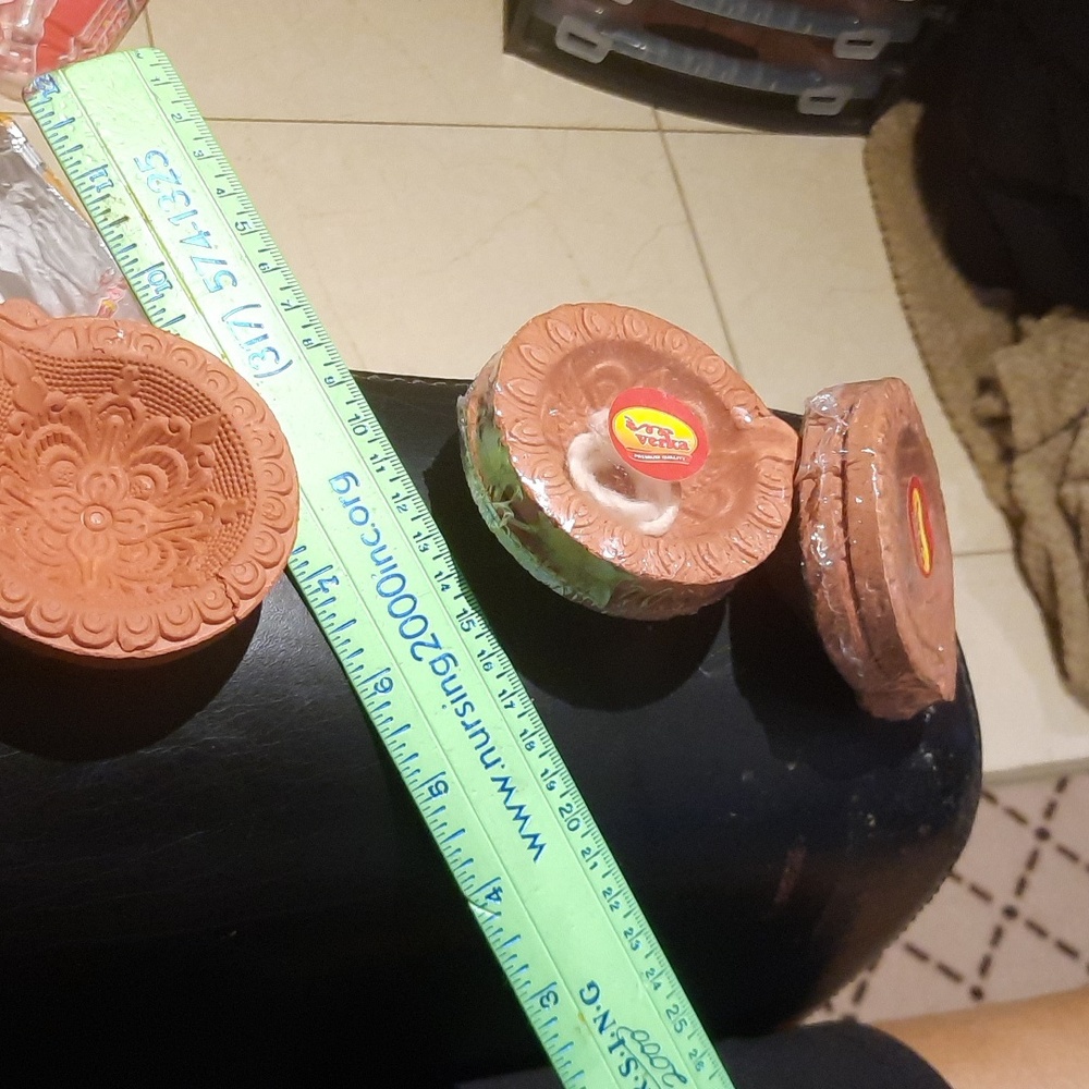 NIP LOT OF 4 GENUINE ASUAN TERRA COTA INSENSE BURNER With Rope / premium Quality